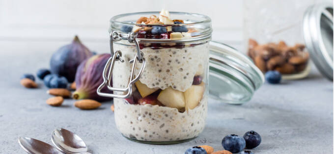 Vegaaninen Overnight Oats